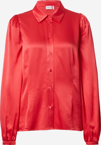 Camicia da donna 'EVELYN' di NÜMPH in rosso: frontale