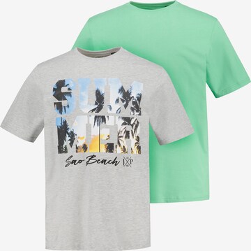 T-Shirt JP1880 en mélange de couleurs : devant