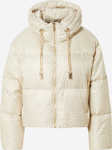 MICHAEL Michael Kors Winter Jacket in Beige: front