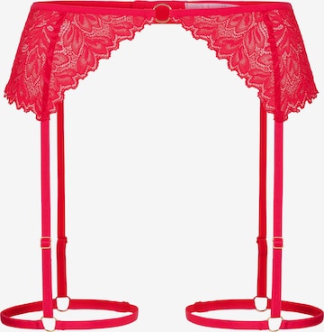 Erlich Textil Garter 'Dreamy Lace' in Rot: Vorderseite