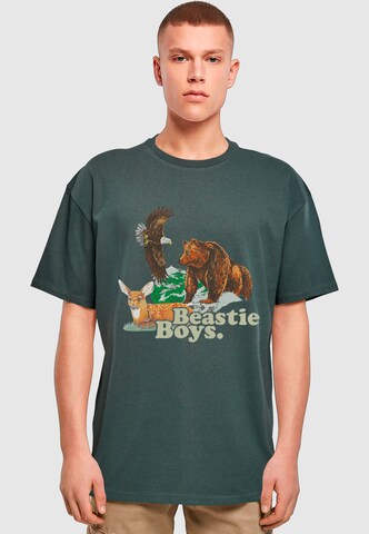 Merchcode - Camisa 'Beastie Boys Animal' em verde: frente