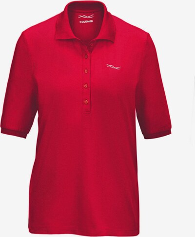 Goldner Shirt in rot, Produktansicht