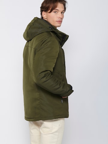 KOROSHI Between-season jacket in Green