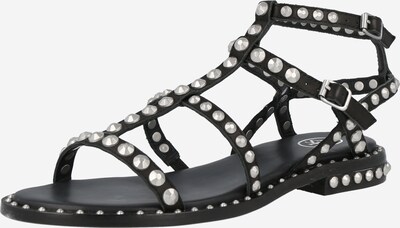 Sandale cu baretă 'PRECIOUS' ASH pe negru / argintiu, Vizualizare produs