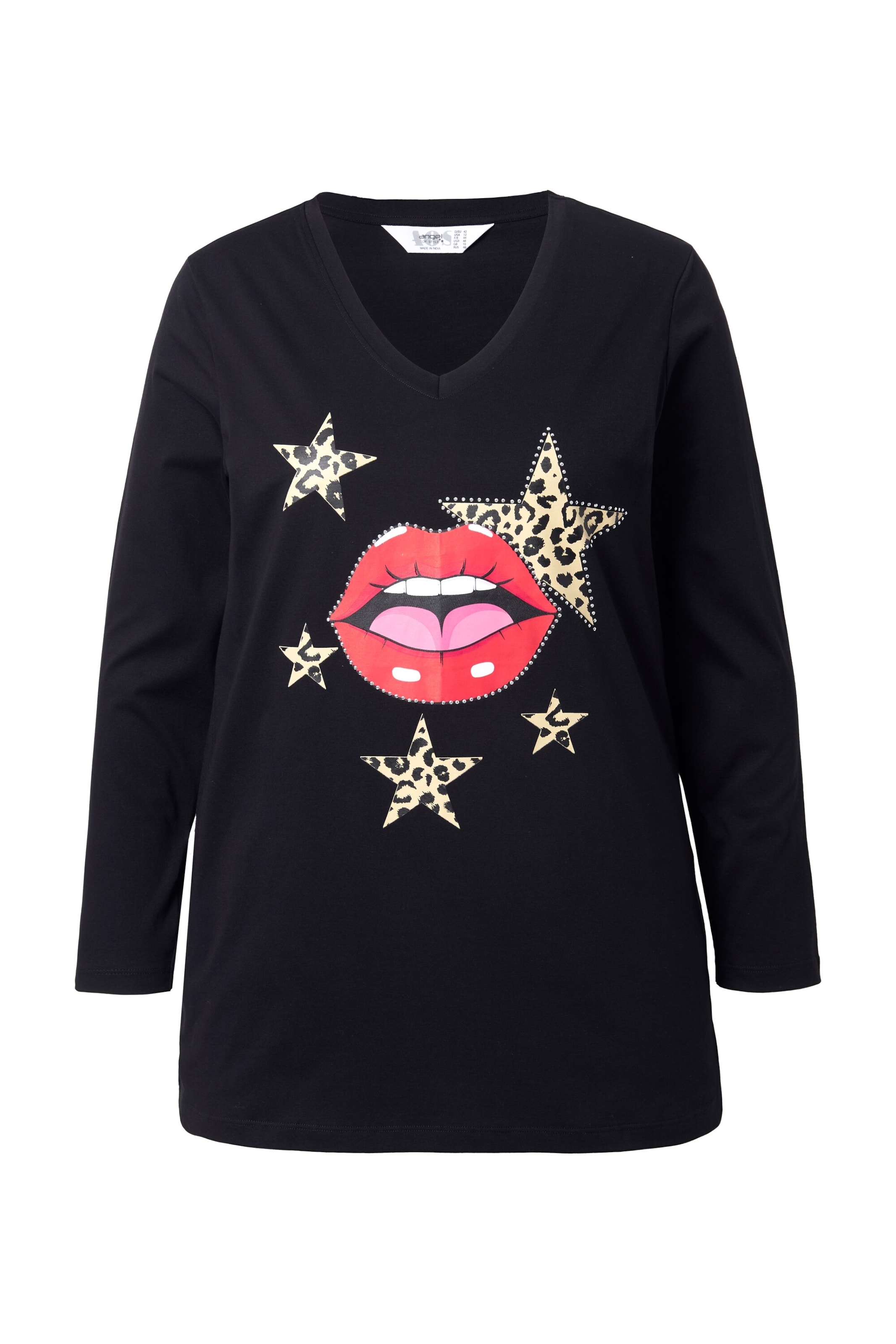 Angel of Style Shirt in Zwart: voorkant