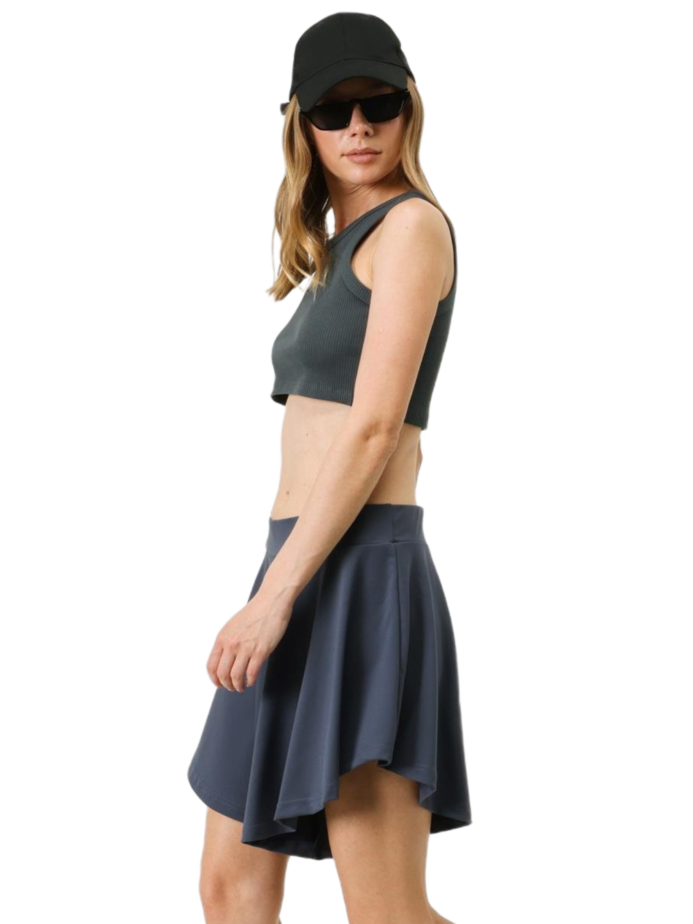 C&City Loose fit Trousers in Blue