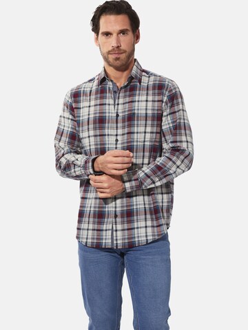 BABISTA Regular Fit Hemd 'Jalor' in Rot: Vorderseite