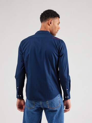 La Martina - Ajuste estrecho Camisa en azul