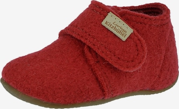 Living Kitzbühel Huisschoenen 'Schurwolle' in Rood: voorkant