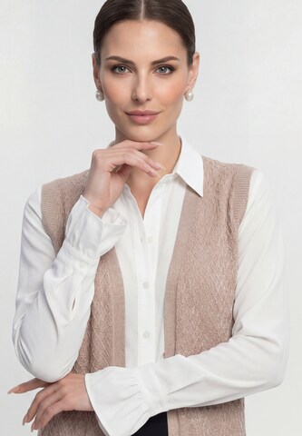 usha BLACK LABEL - Colete de malha 'Classic' em cinzento