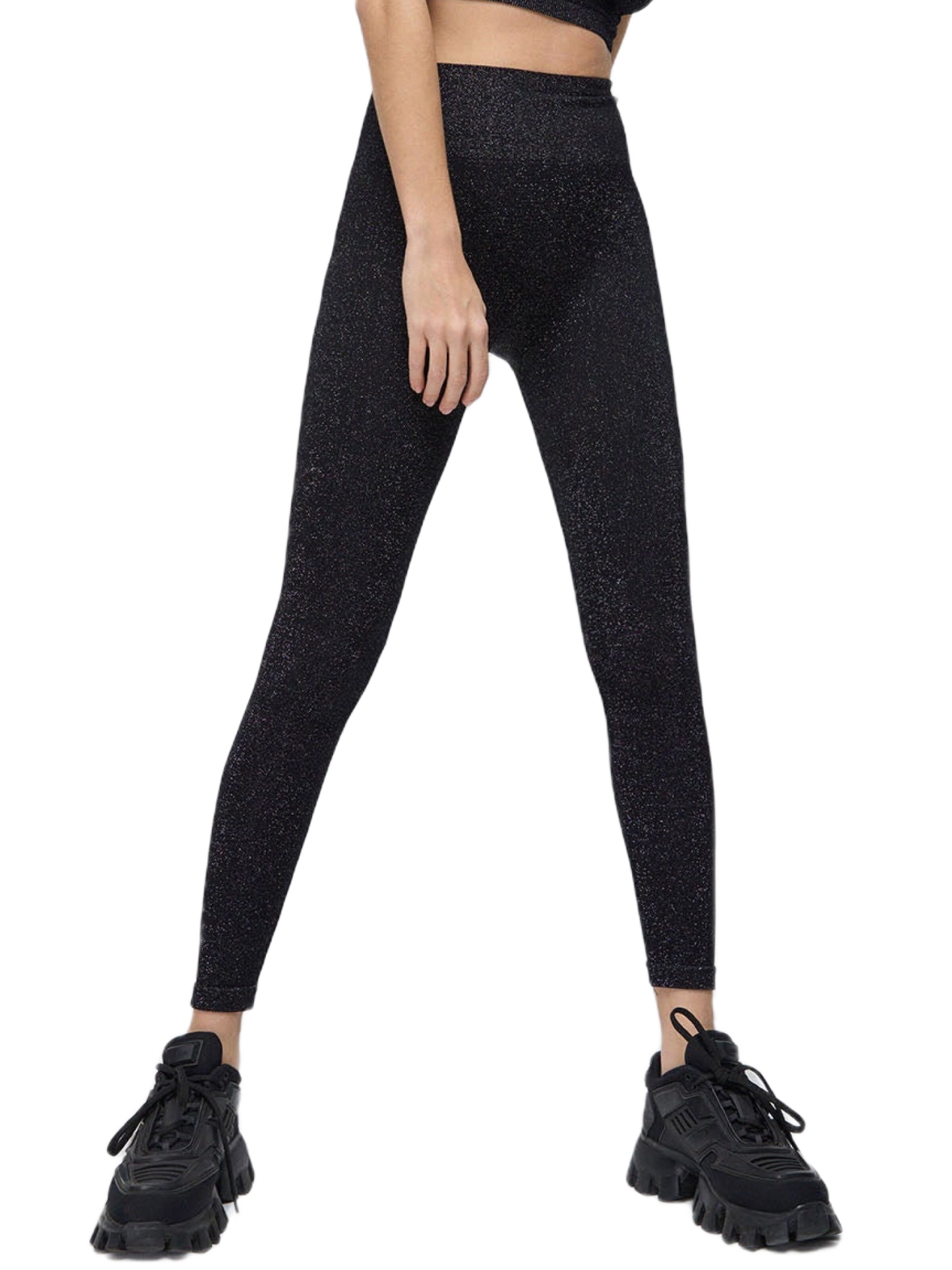 No Matter What Skinny Leggings in Zwart: voorkant