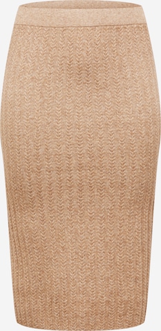 Guido Maria Kretschmer Curvy Collection - Falda 'Gwen' en beige: frente