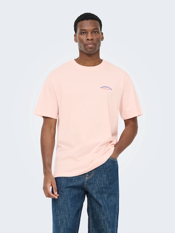 Only & Sons - Camiseta 'ONSPOPSICELLO' en rosa: frente