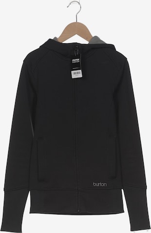 BURTON Kapuzenpullover XS in Schwarz: Vorderseite