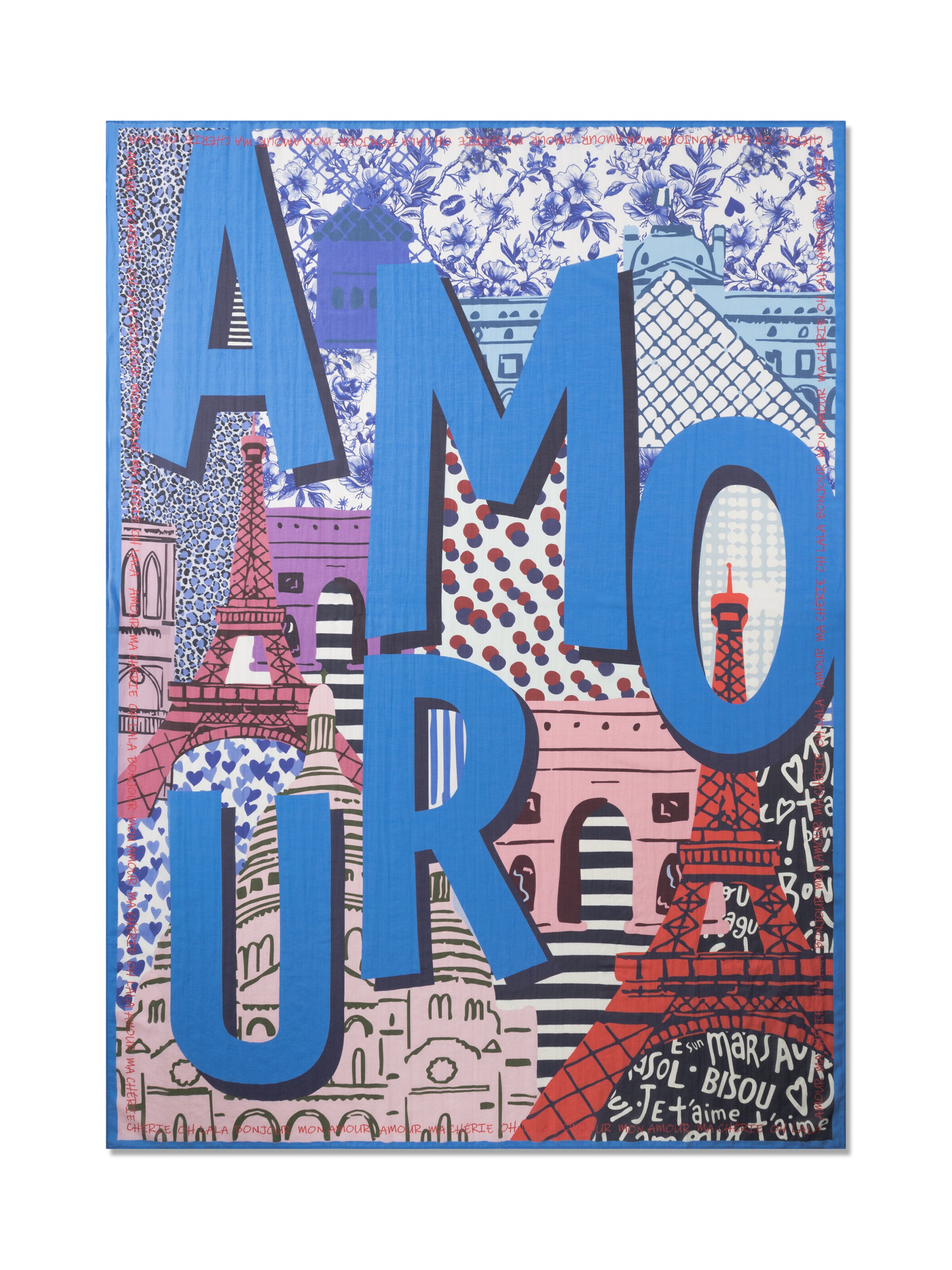 Écharpe CODELLO en bleu