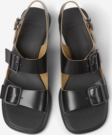 CAMPER Páskové sandály 'Dina' – černá