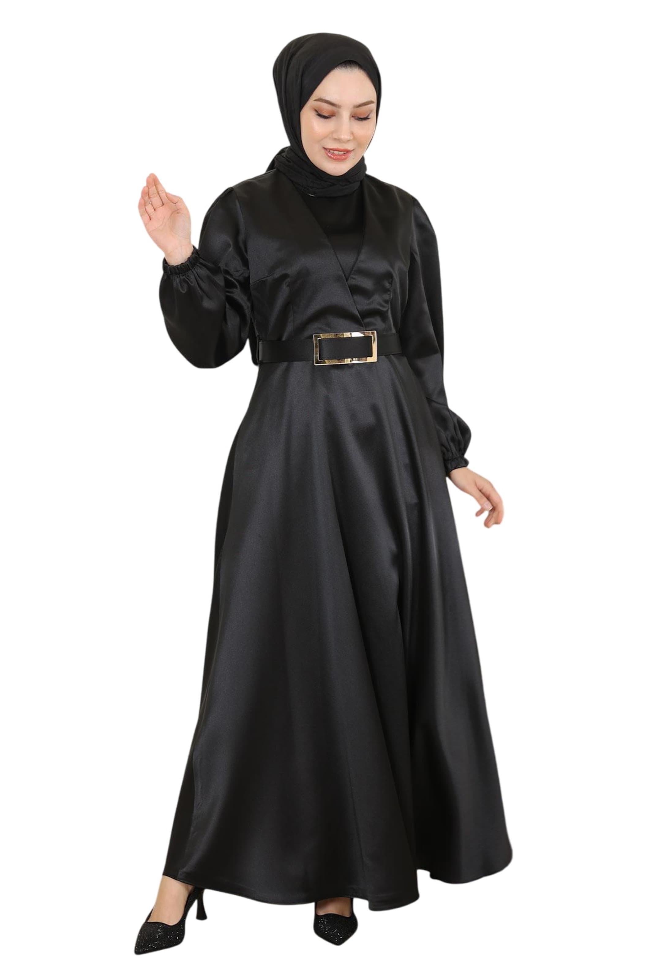 MODAMIHRAM Kleid in Schwarz