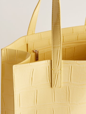 Ted Baker Nákupní taška 'Croccon' – žlutá