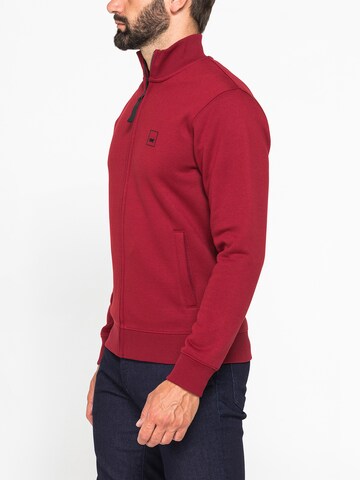 Carrera Jeans Sweatshirt 'Full Zip'‌‌‌‌‌‌‌ in Rot
