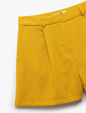 Koton Regular Pleat-front trousers in Yellow