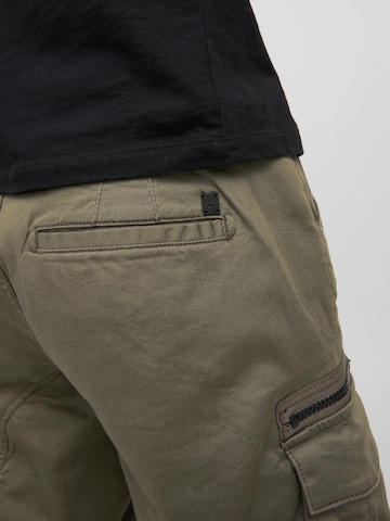 Regular Pantalon cargo 'Dex' JACK & JONES en vert