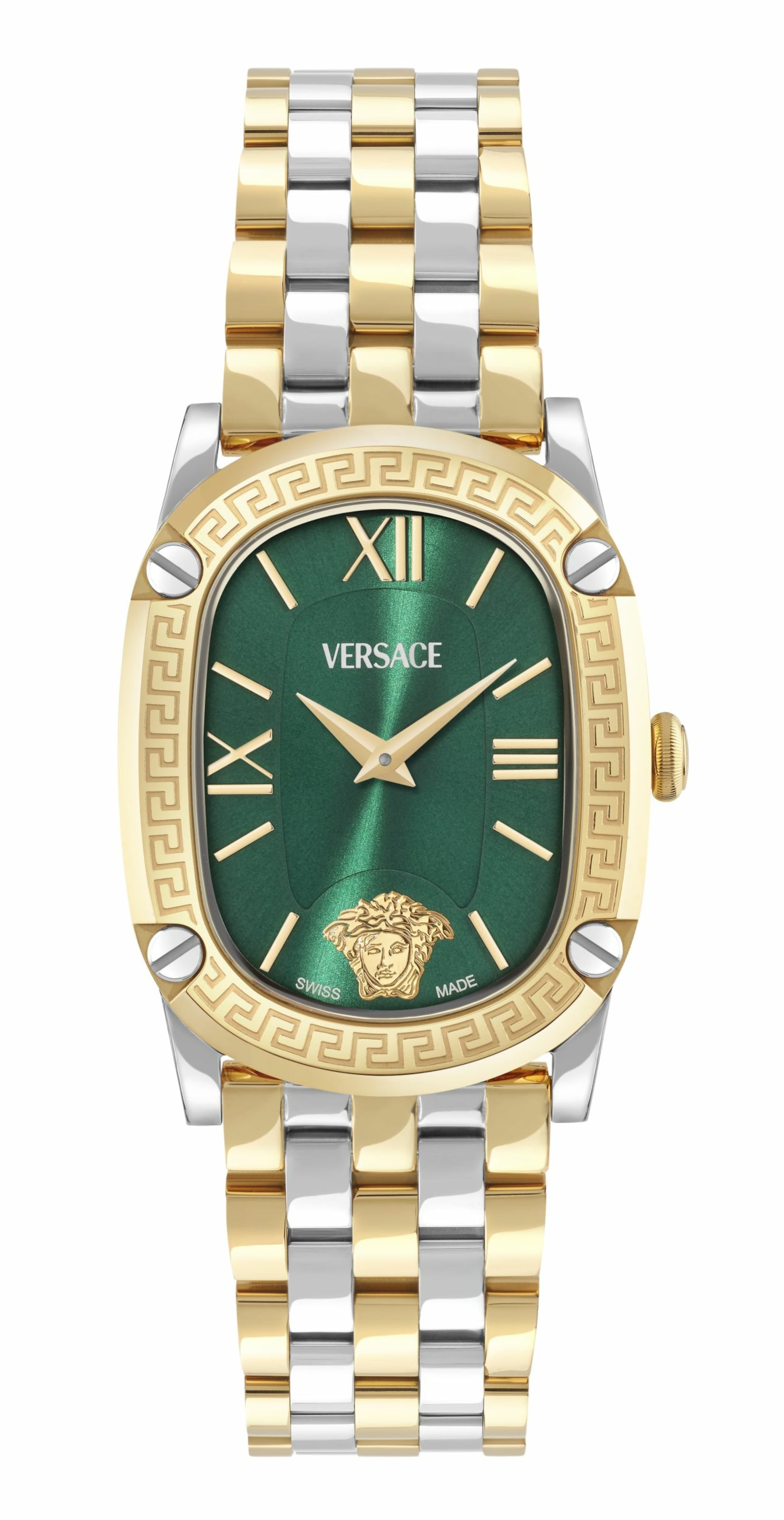 VERSACE Uhr in Gold: Vorderseite