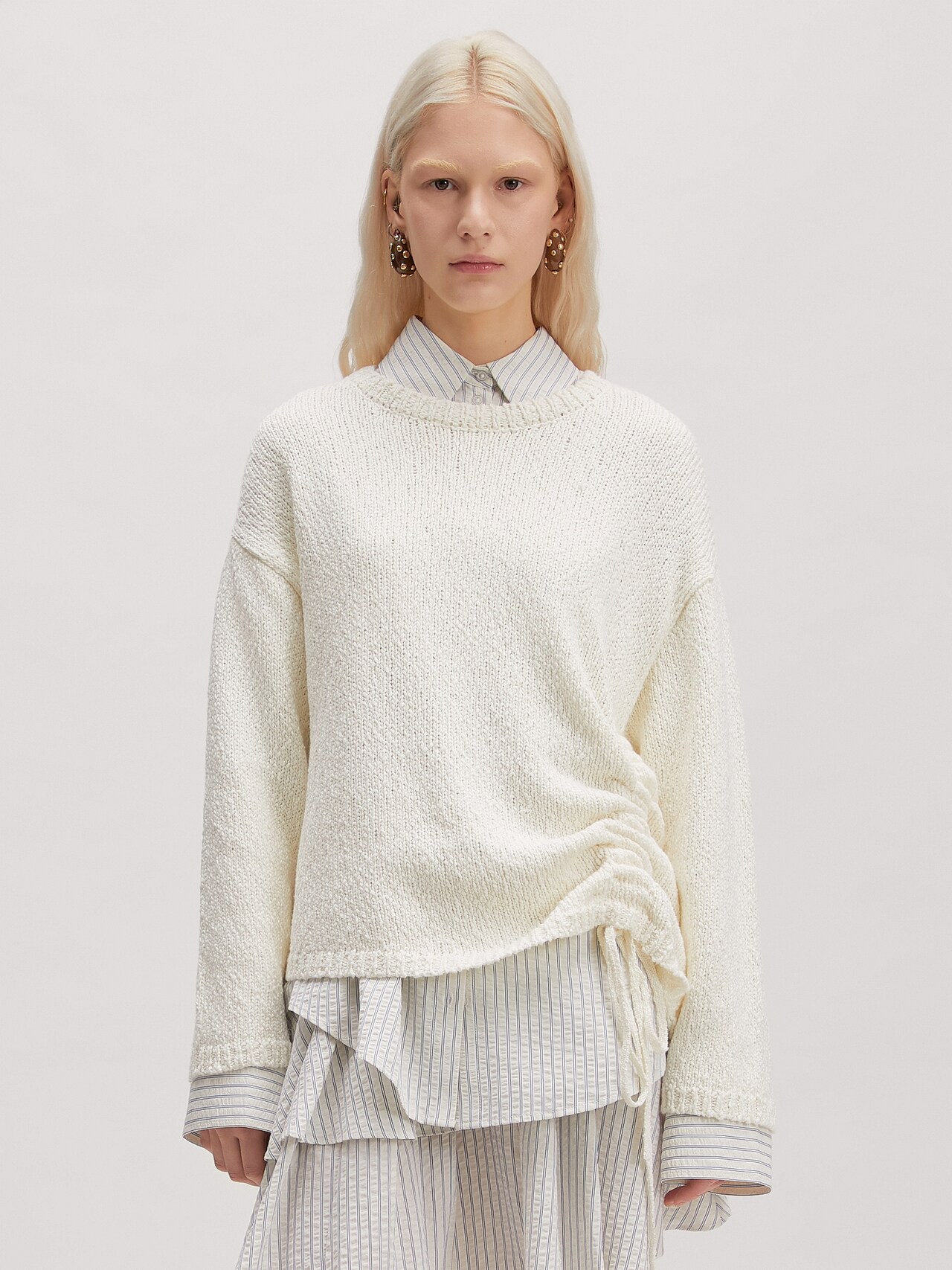 EDITED Pullover 'Chelsea' creme