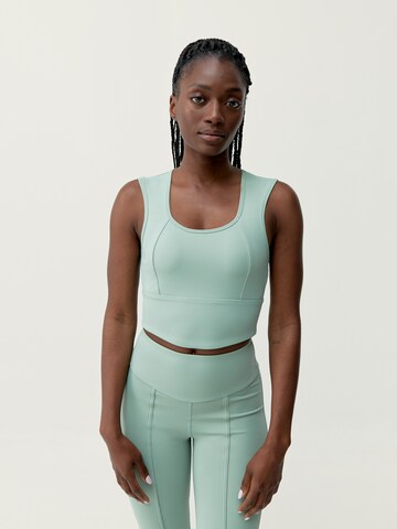 Born Living Yoga Sporttop 'Alisha' in Groen: voorkant