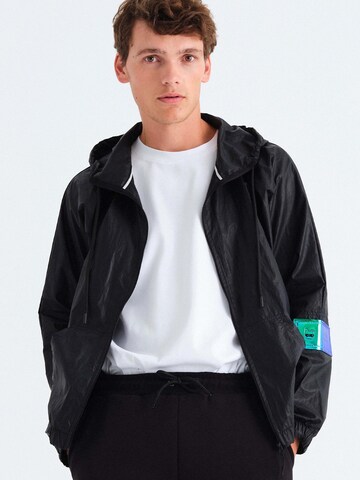 Rockupy Between-season jacket 'Lee' in Black: front