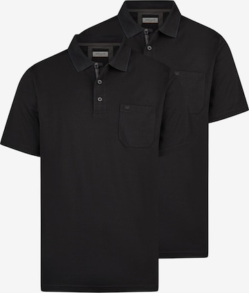 redmond Shirt 'Basic' in Schwarz: Vorderseite