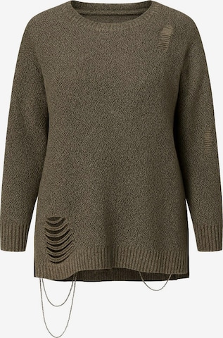 Shape Of You Pullover in Grün: Vorderseite