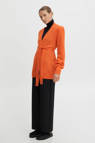 ICHI Strickjacke 'Kamara' in Orange