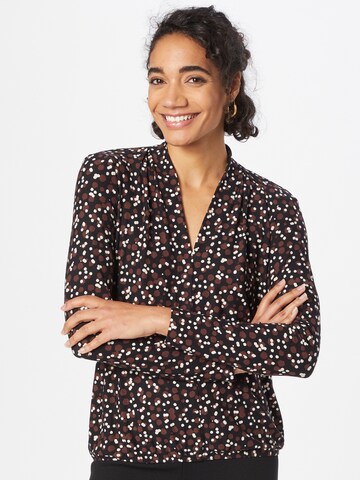 TOM TAILOR Blouse in Zwart: voorkant