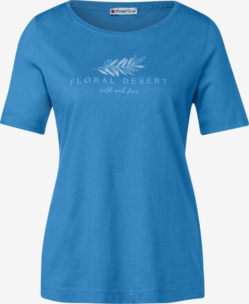 STREET ONE Shirt in Blue: front