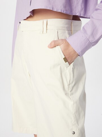 MOS MOSH Regular Chino trousers in White