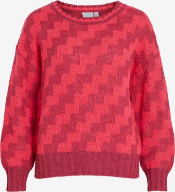 VILA Sweater 'Emilia' in Pink: front