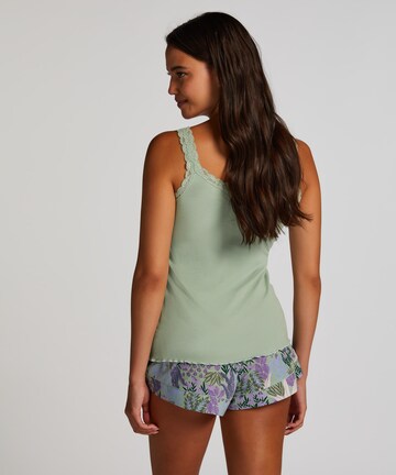 Hunkemöller Short Pajama Set in Green