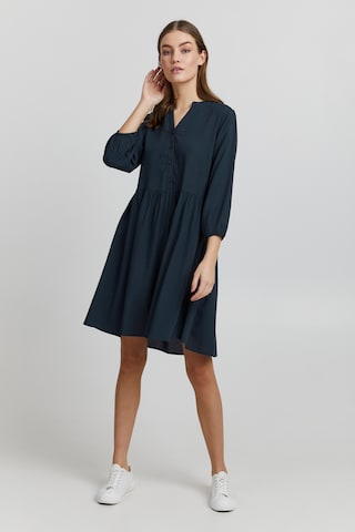 Oxmo Shirt Dress 'Elva' in Blue