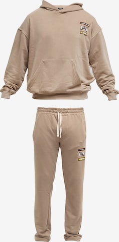 Tom Barron Tracksuit in Grey: front