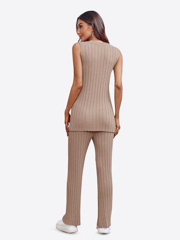 Imily Bela - Traje para estar en casa en beige