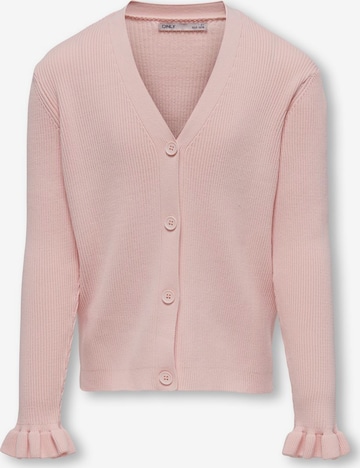 KIDS ONLY Knit cardigan in Pink: front