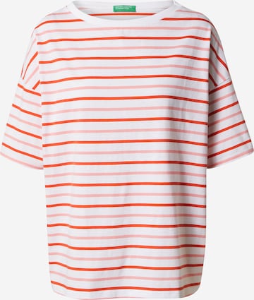 UNITED COLORS OF BENETTON - Camiseta en naranja: frente