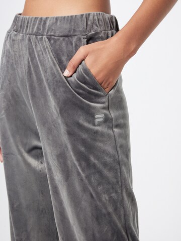 FILA Wide leg Pants 'CLAMECY' in Grey