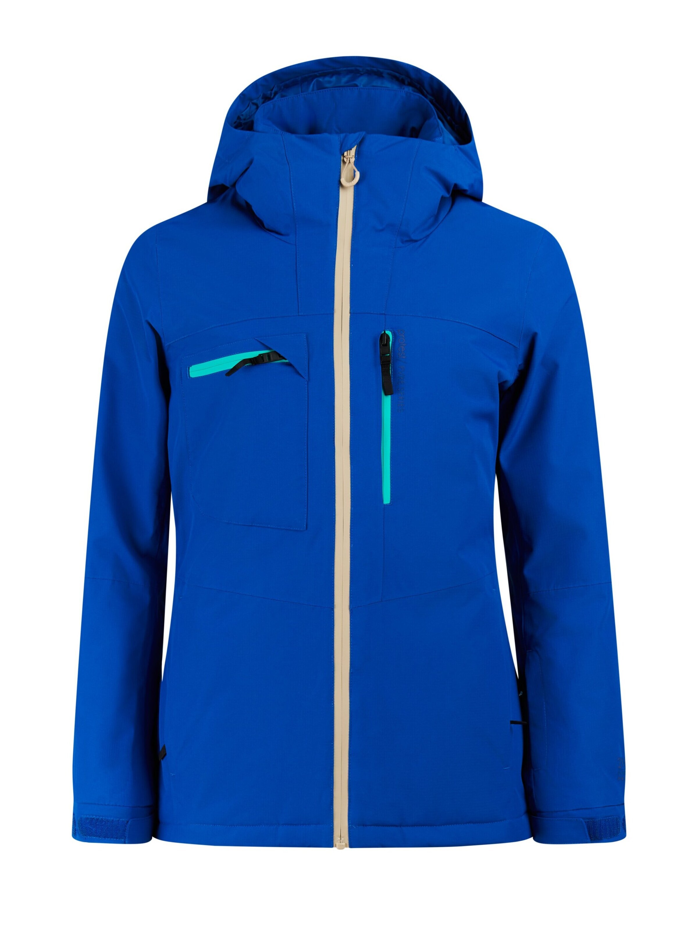 PROTEST Sportjas 'PRTRicci' in Blauw: voorkant