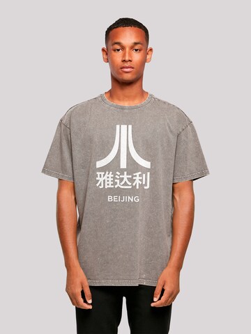 T-Shirt 'Atari Beijing white Retro Arcade Games' F4NT4STIC en gris : devant