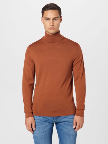 Calvin Klein Sweater in Brown: front