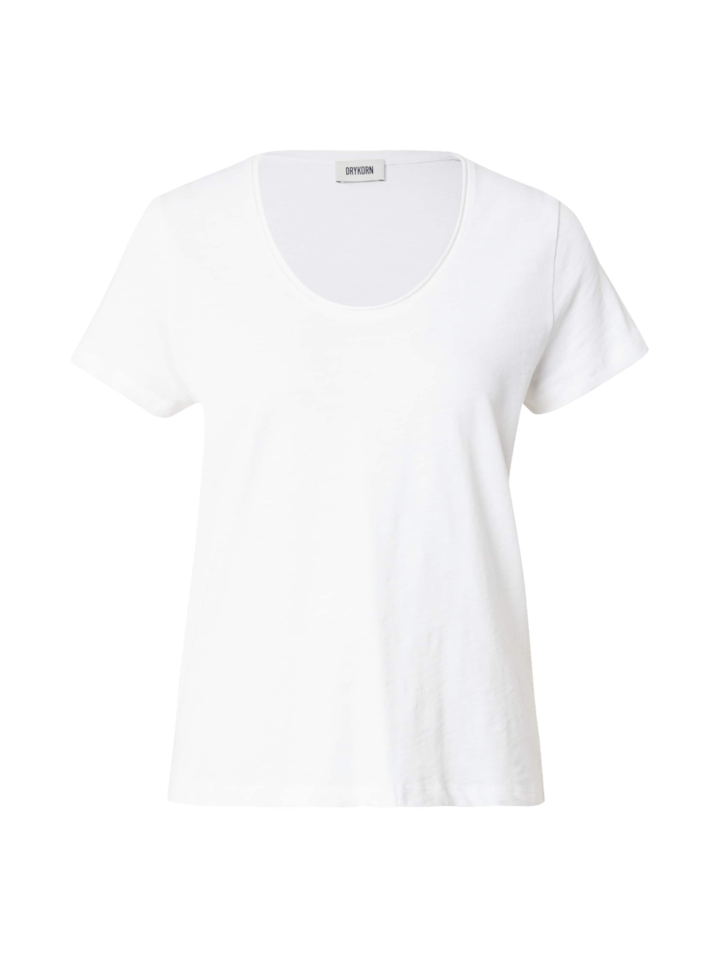 T-shirt 'NAVIVI' DRYKORN en blanc : devant