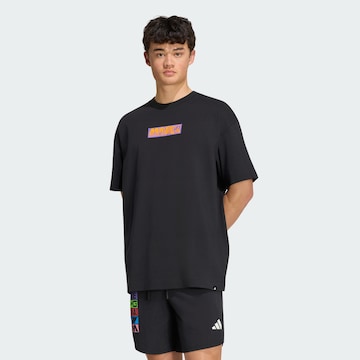 ADIDAS PERFORMANCE Functioneel shirt in Zwart: voorkant
