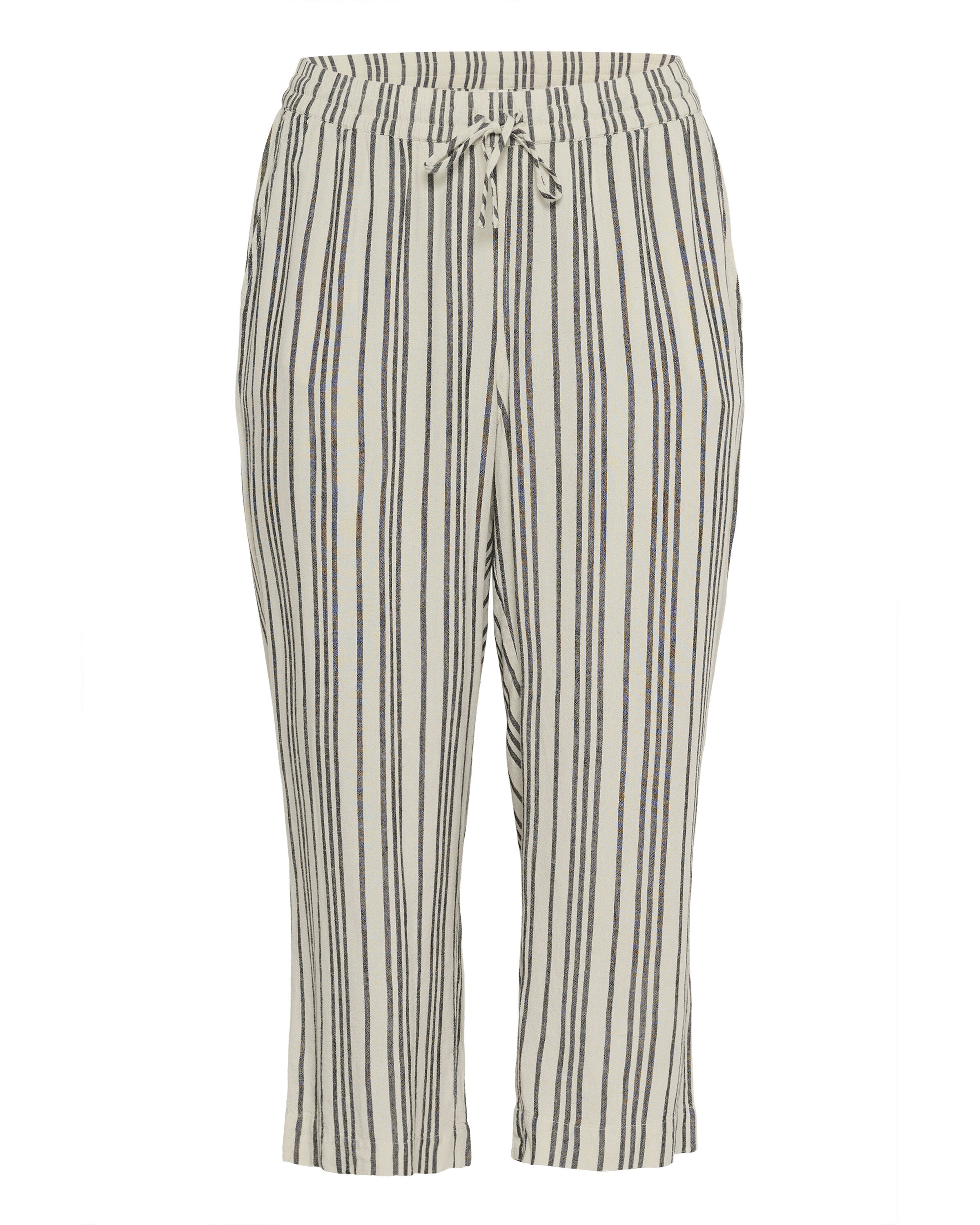 KAFFE CURVE Broek 'Mille' in Wit: voorkant