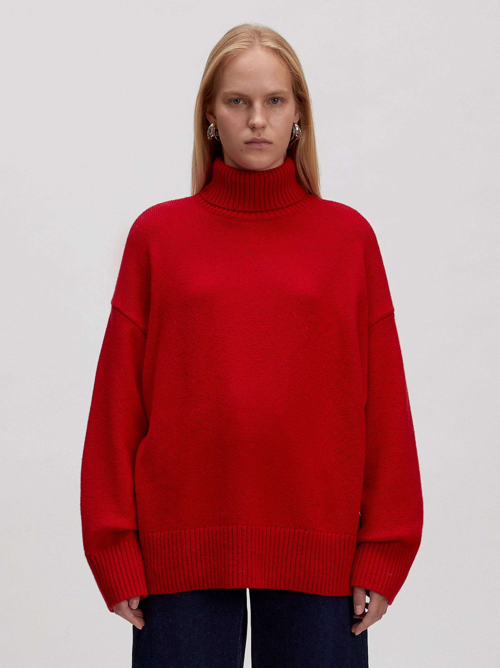 EDITED Produkte Pullover 'Lahela Wool' rot